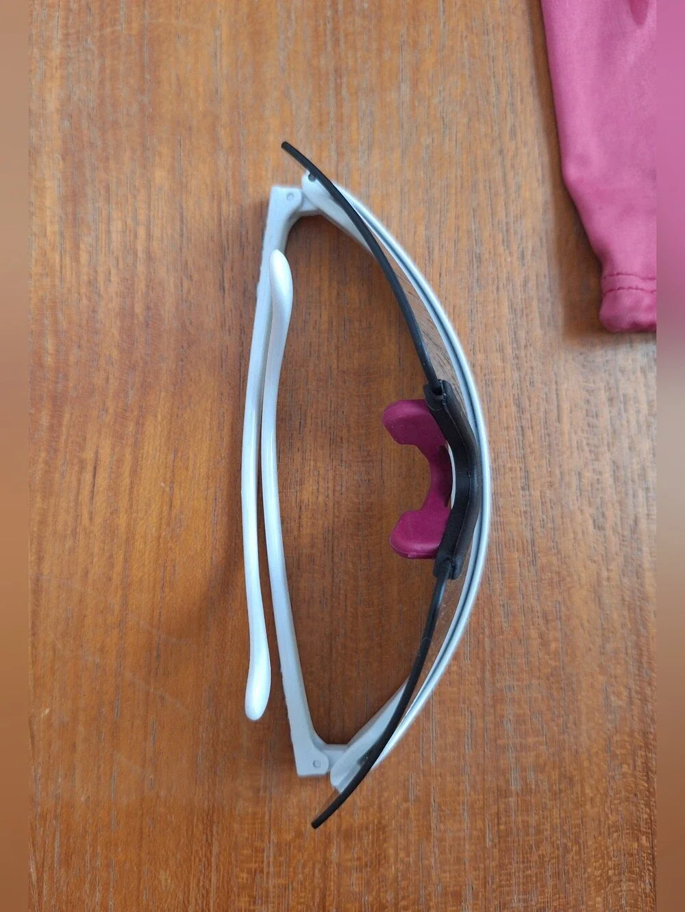 Vintage Oakley Razor Blades 80s 90s Sunglasses White Gray Rare HTF Collector